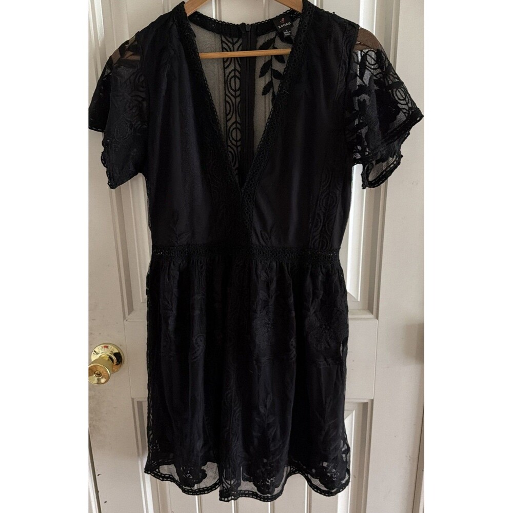 Joah Women’s Lace Mini Dress L Y2K Goth Whimsigoth Punk Feminine